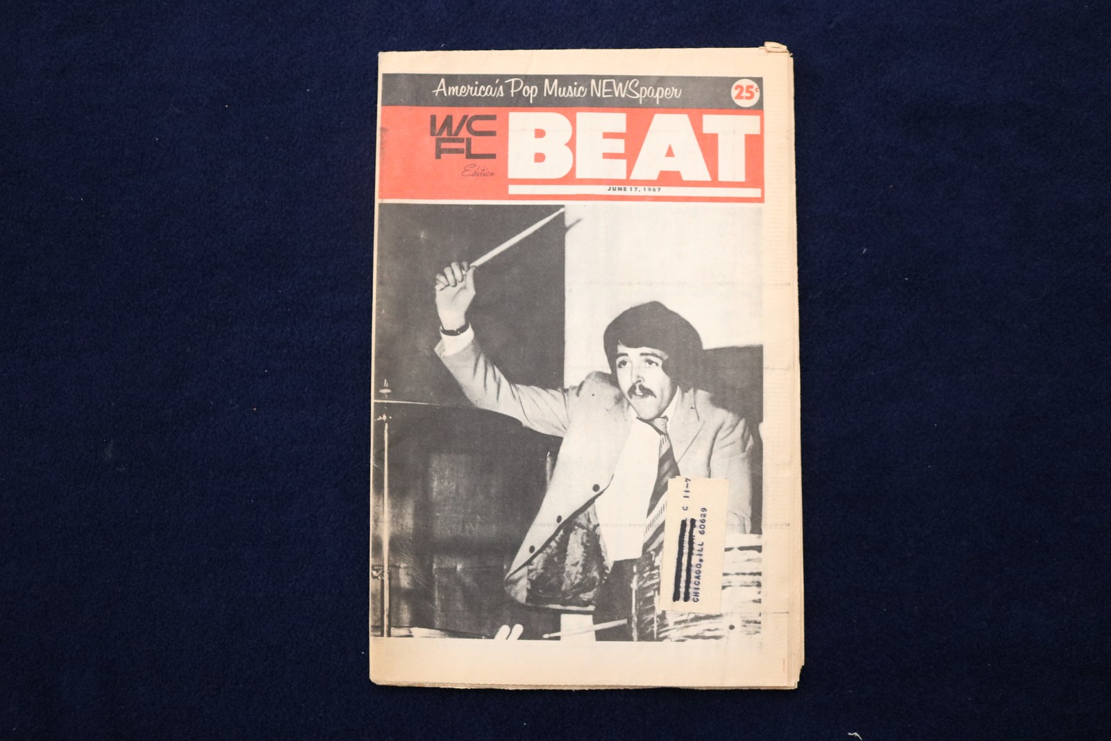 1967 JUNE 17 WFCL BEAT MAGAZINE - PAUL MCCARTNEY & THE BEATLES COVER - K 4462 1967 JUNE 17 WFCL BEAT MAGAZINE - PAUL MCCARTNEY & THE BEATLES COVER - K 4462