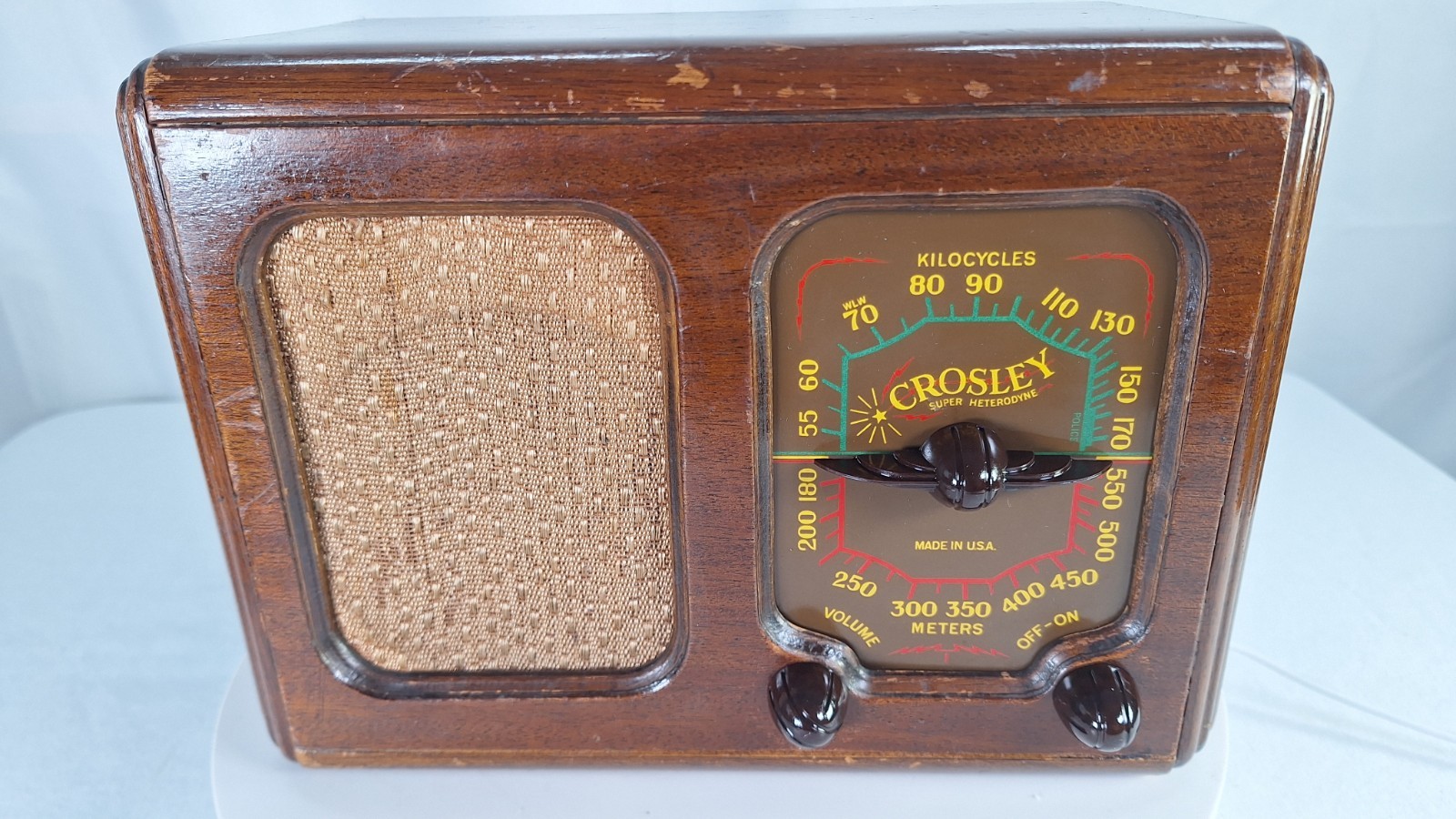 1937 Crosley Model C-516 506-DD AM tube radio *See Demo in description* 1937 Crosley Model C-516 506-DD AM tube radio *See Demo in description*