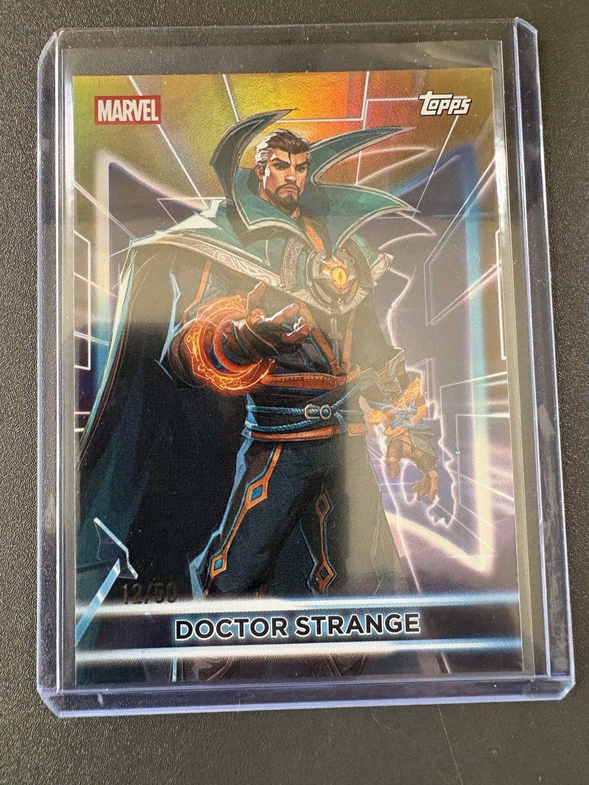 2026 Topps Marvel Neon Doctor Strange Variation SSP /50