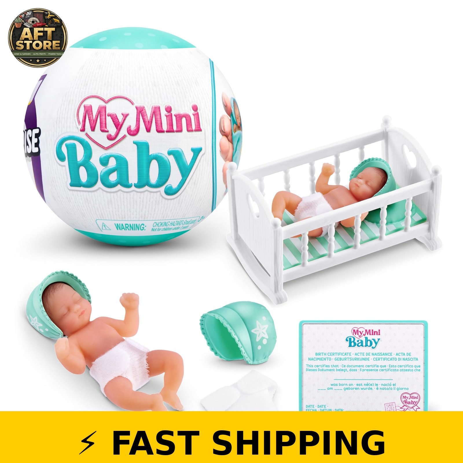 5 Surprise My Mini Baby Series 1 by ZURU - Collectible Toy