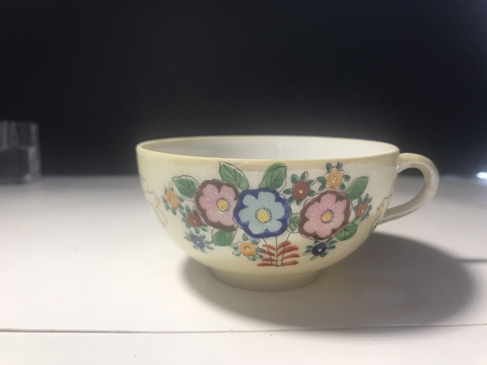 Small Floral Japan Beautiful Lusterware Tea Cup