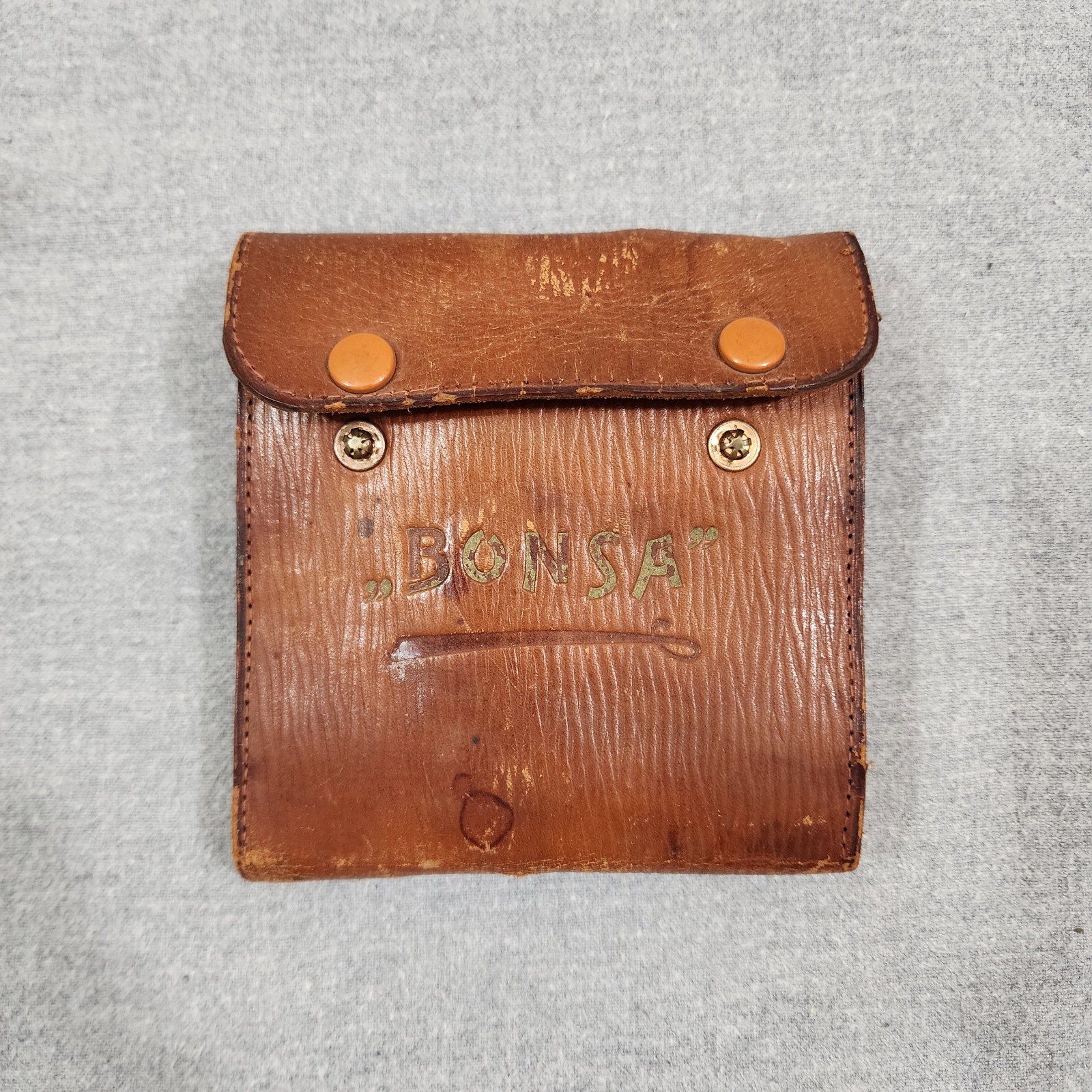 Antique BONSA Multitool Kit Leather Wallet Tools Handle Germany Antique BONSA Multitool Kit Leather Wallet Tools Handle Germany