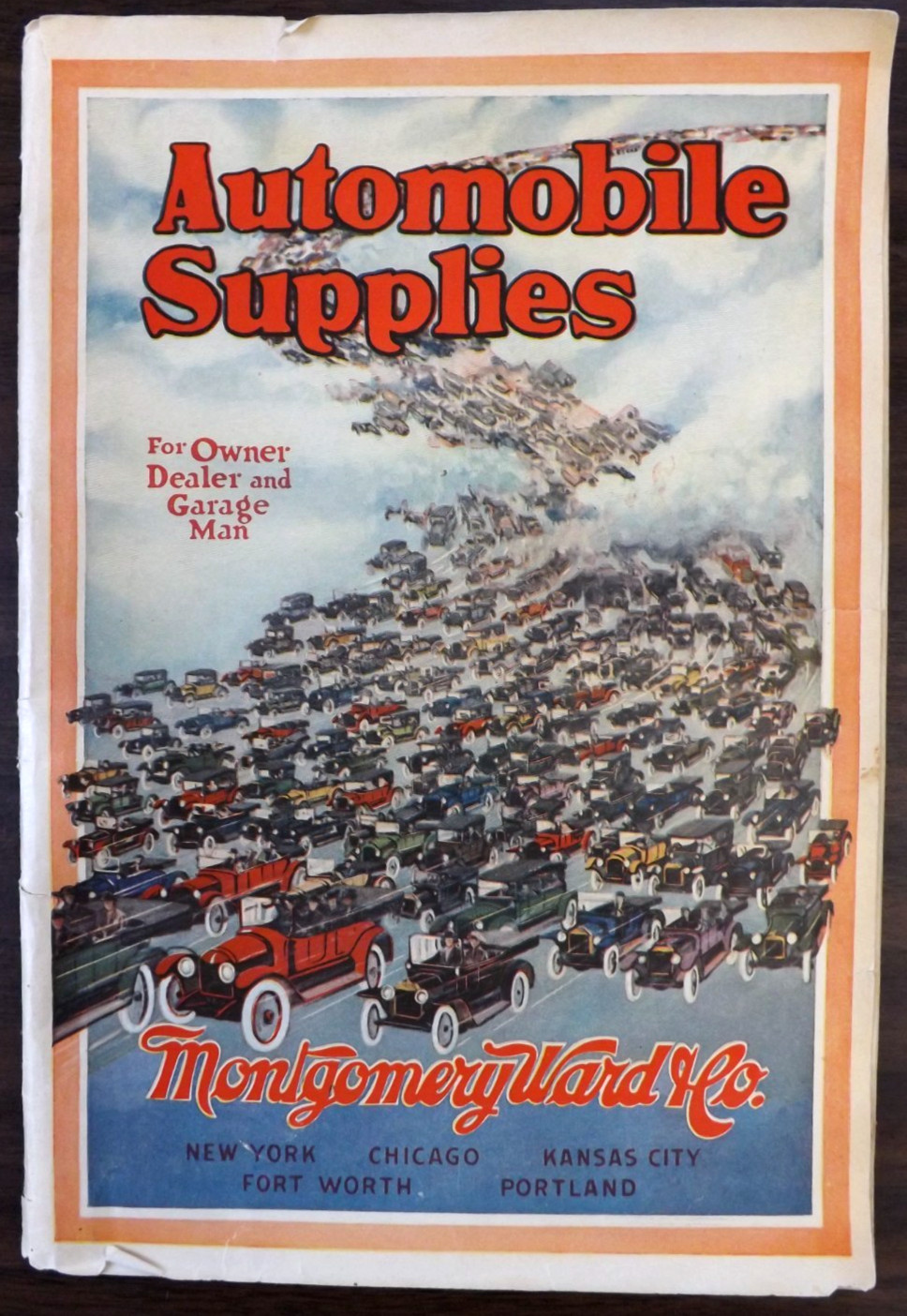 VTG. 1916 MONTGOMERY WARD AUTOMOBILE SUPPLIES CATALOG RIVERSIDE TIRE AUTO RACING VTG. 1916 MONTGOMERY WARD AUTOMOBILE SUPPLIES CATALOG RIVERSIDE TIRE AUTO RACING