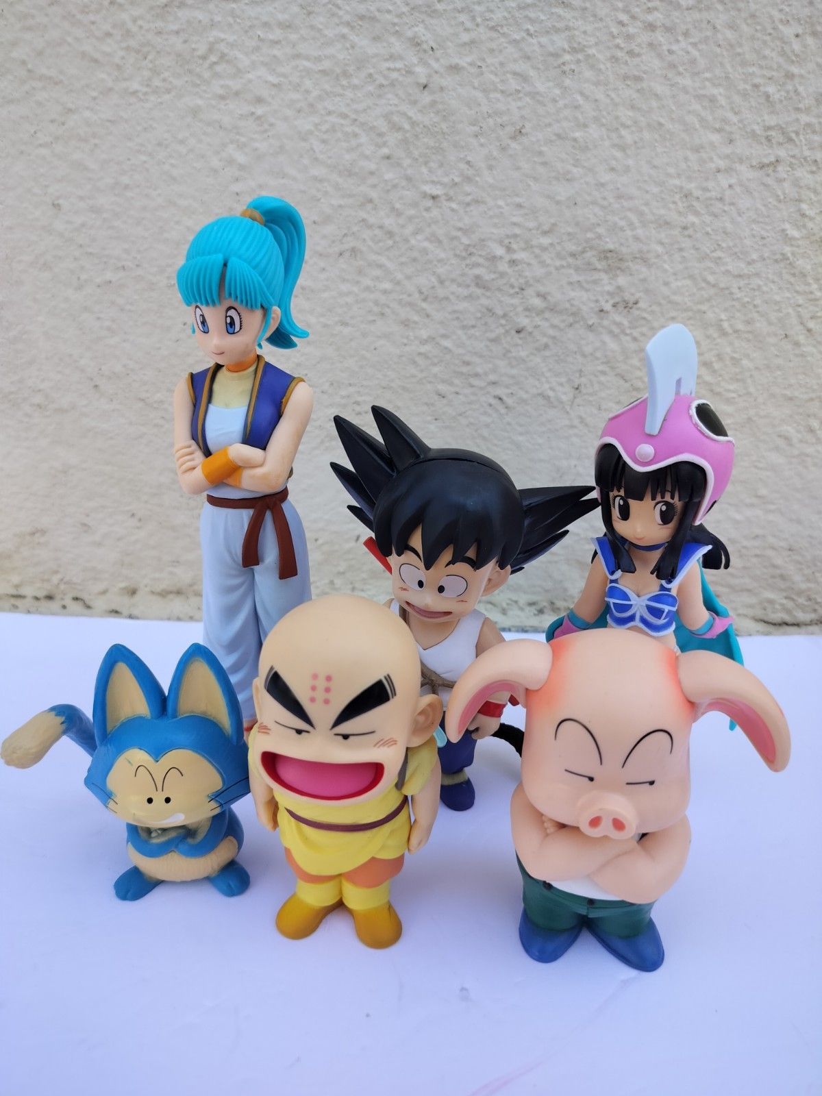 Dragon Ball Childhood Set Of 6 PVC Figure Chichi Puar Krillin