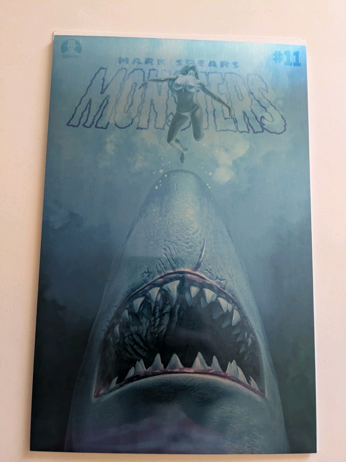  Mark Spears Monsters #11 Sdcc 2026 METAL Variant Blue Jaws 100 made 