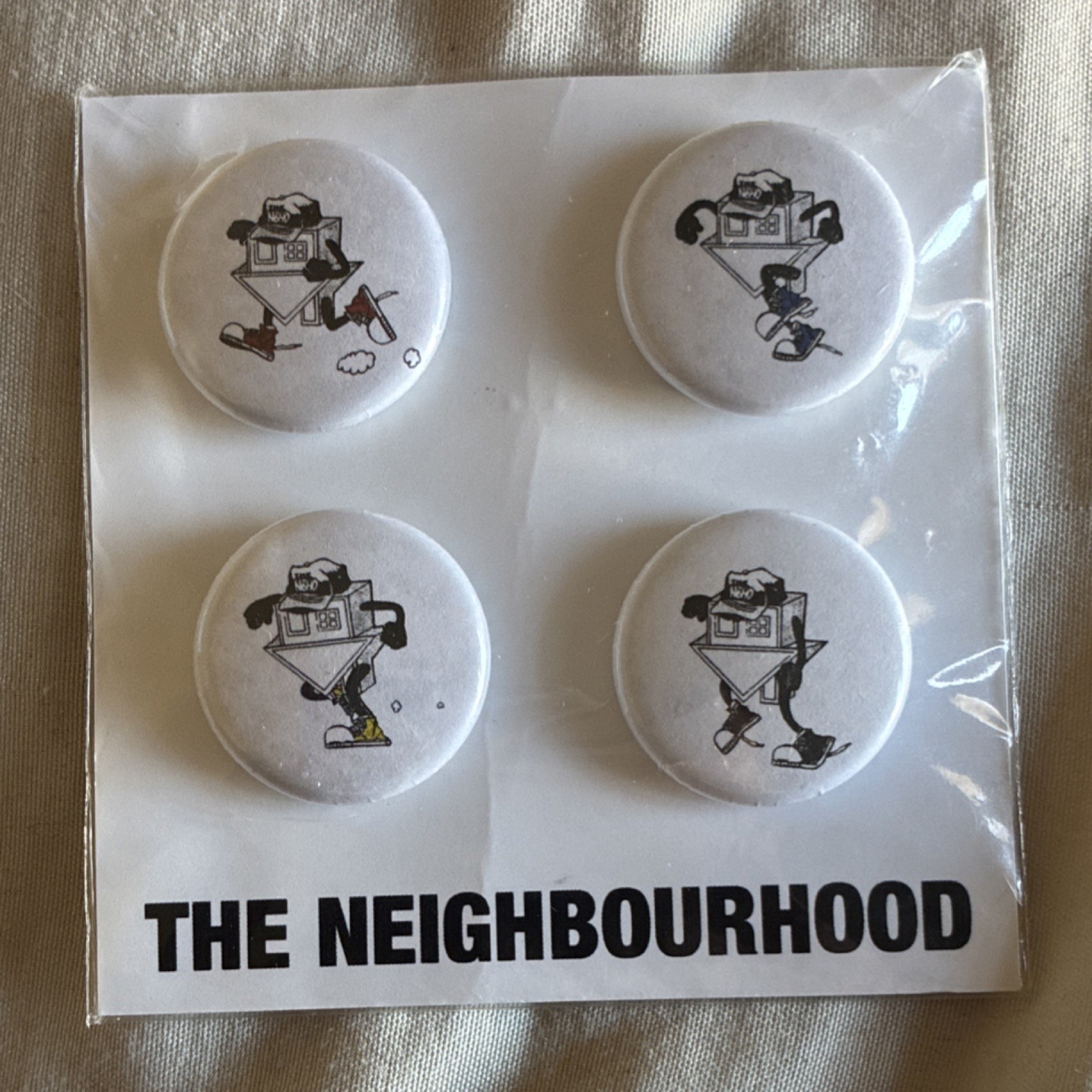 The Neighbourhood Collectible Pinback Button Set of 4