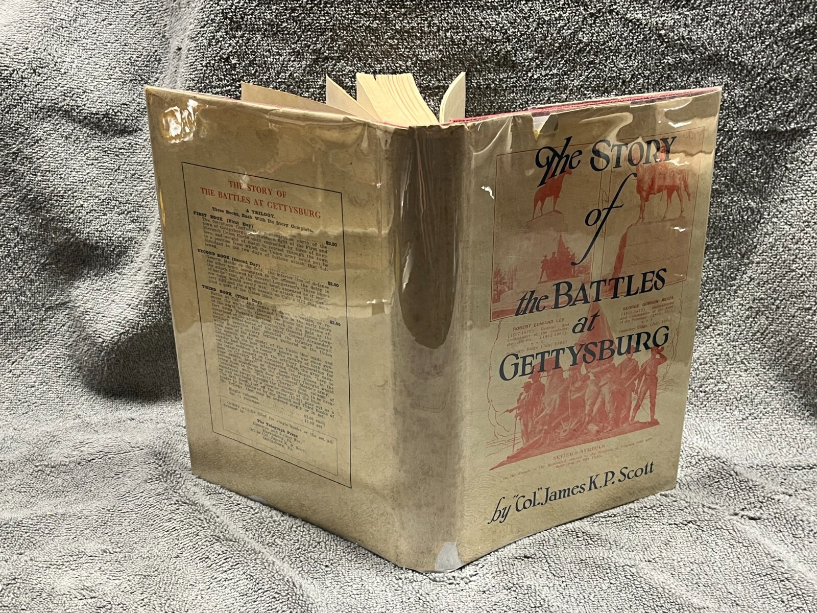 THE STORY OF THE BATTLES AT GETTYSBURG by Col. James K.P. Scott