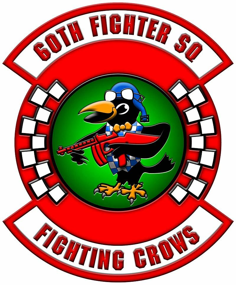 USAF 60th Fighter Squadron Self-adhesive Vinyl Decal
