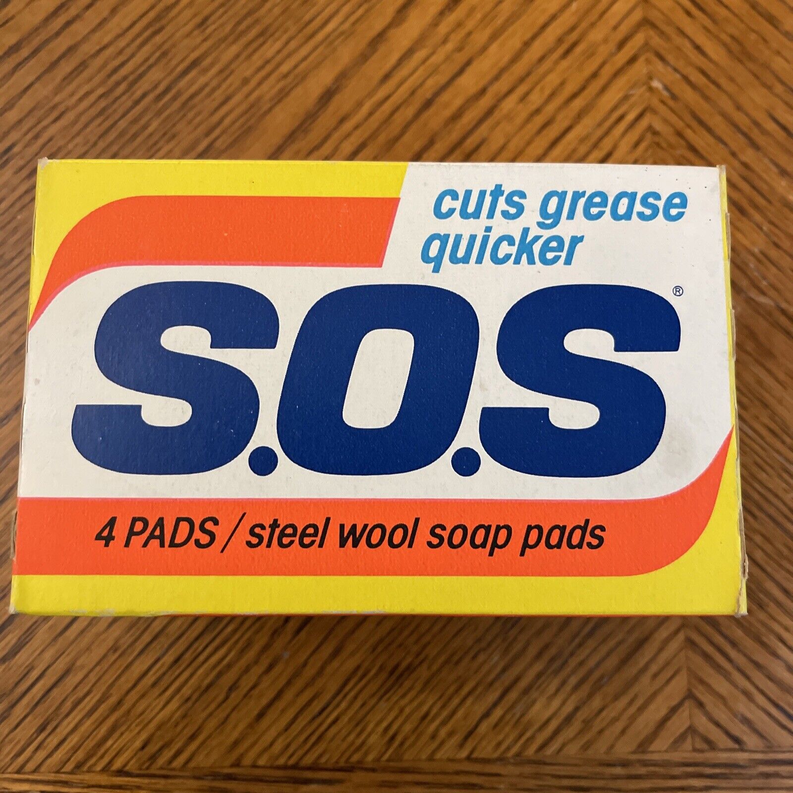 SOS S.O.S. Steele Wool Soap Pads Circa 1980s Vintage NOS 