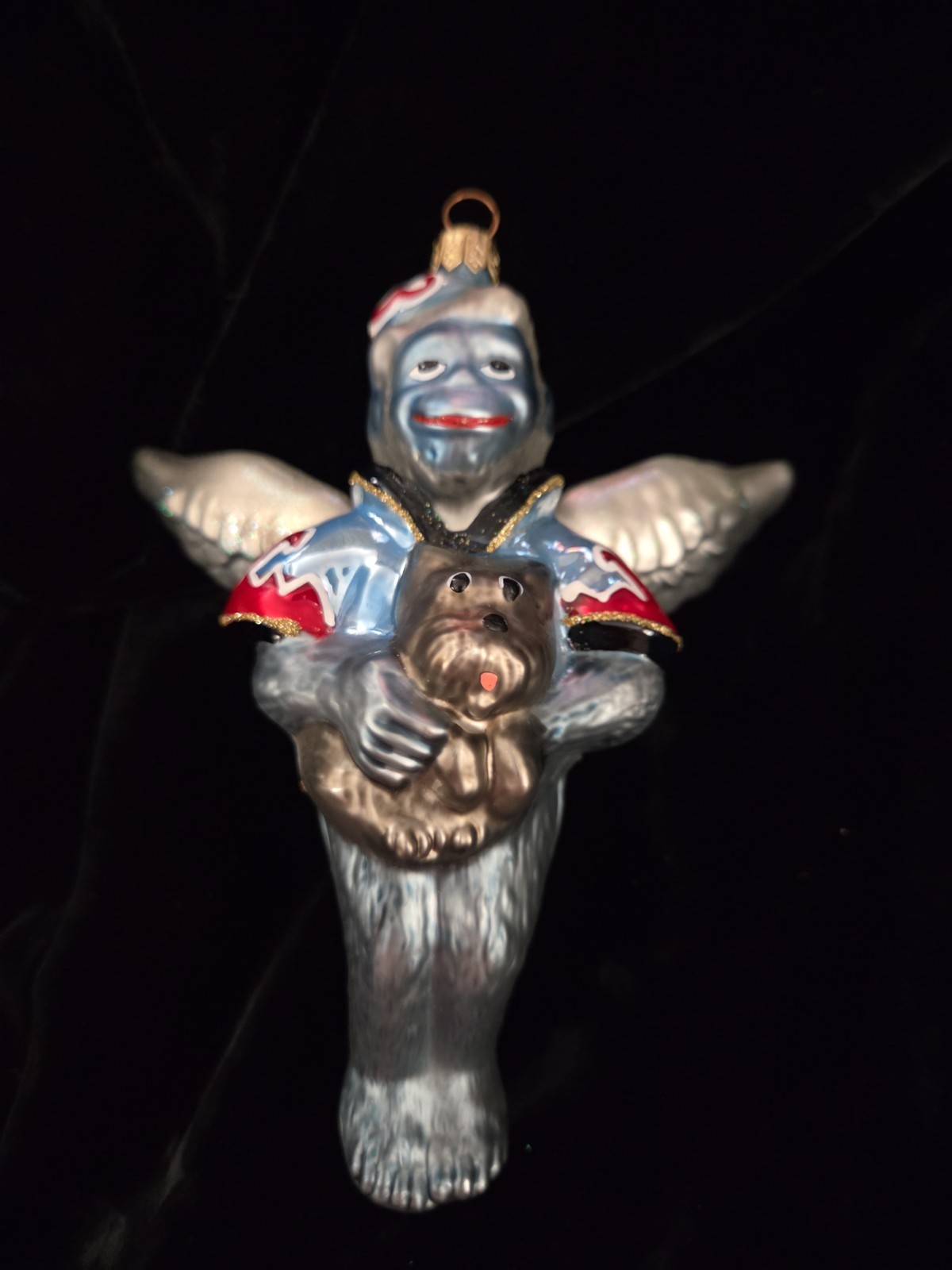 Kurt Adler Polonaise Wizard Of Oz Flying Monkey Toto Ornament AP1054 
