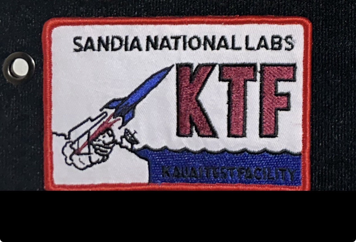 Sandia Labs USAF Kauai Test Facility Patch Department Energy Tonopah Pantex