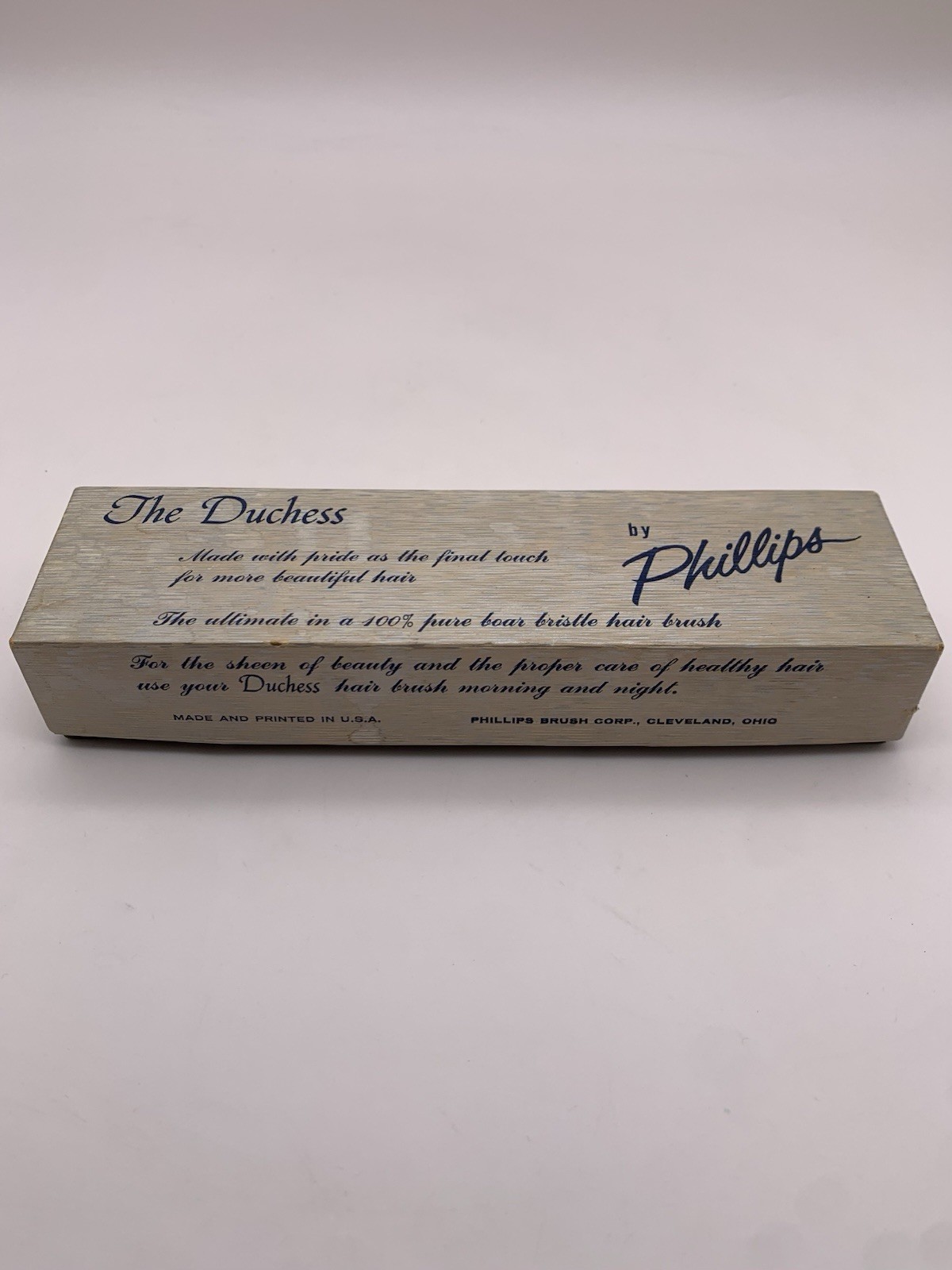 Vintage The Duchess by Phillips USA 5 Pure Boar Bristle w/ Original Box Vintage The Duchess by Phillips USA 5 Pure Boar Bristle w/ Original Box