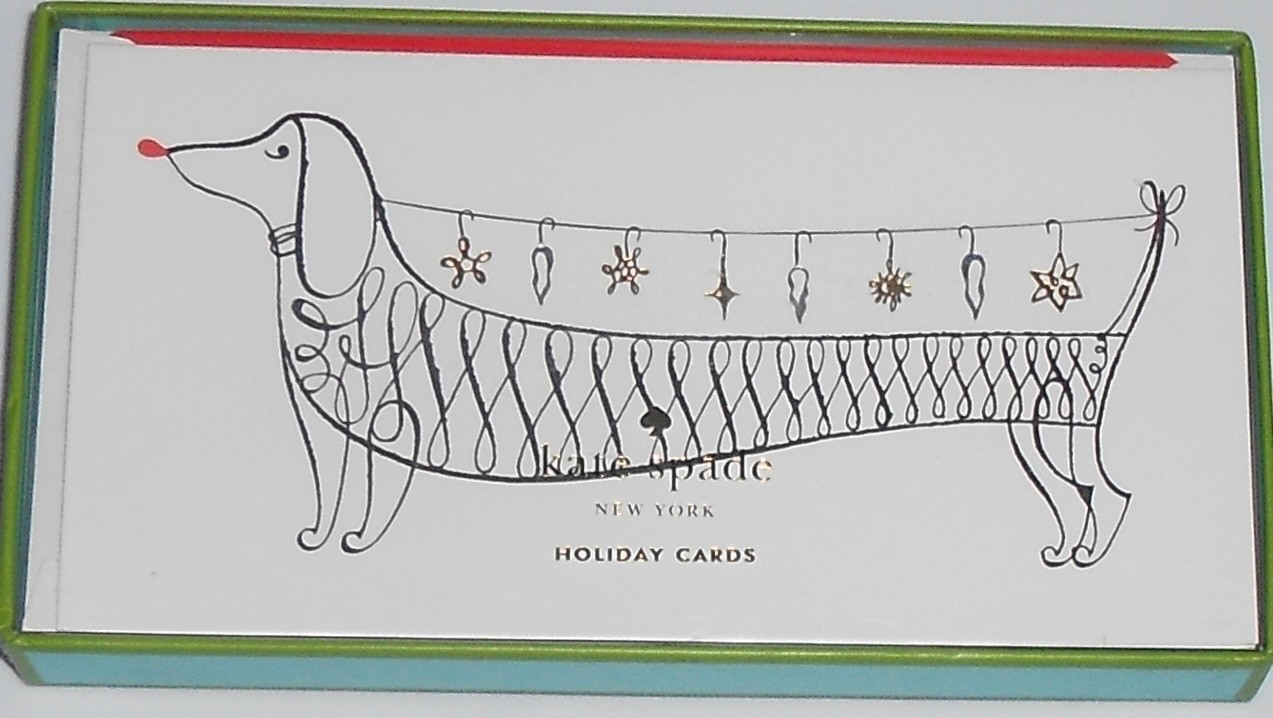 10- Kate Spade DACHSHUND🎄~Jingle All the Way~ HOLIDAY Boxed Cards CHRISTMAS 10- Kate Spade DACHSHUND🎄~Jingle All the Way~ HOLIDAY Boxed Cards CHRISTMAS
