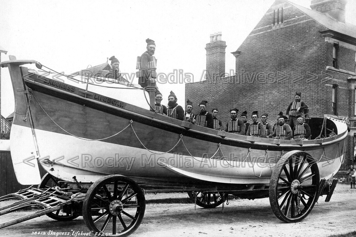jbb-97 The Lifeboat, Skegness, Lincolnshire 1896. Photo