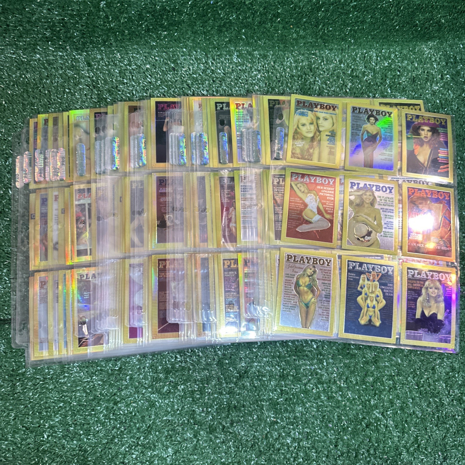 Huge Lot Of (267) 1995 Playboy CHROMIUM Edition Refractor