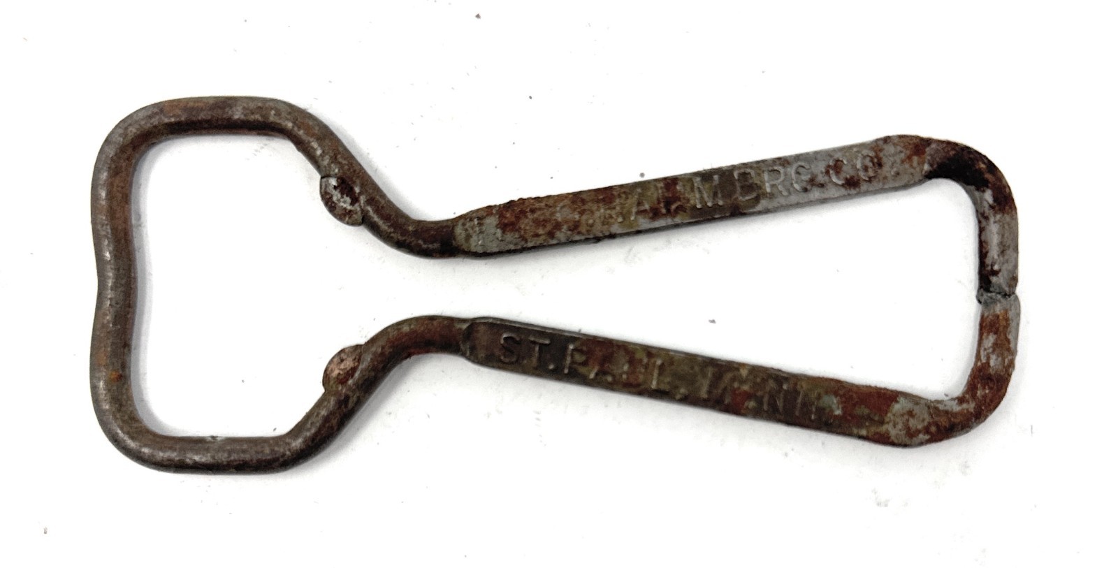 Vtg Hamburg Co Beer Bottle Opener Advertising Can
