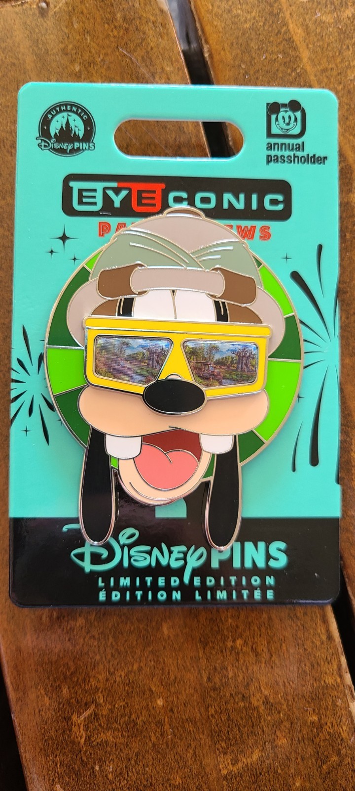 Disney WDW 2026 Annual Passholder Goofy EyEconic Park Views Pin LE