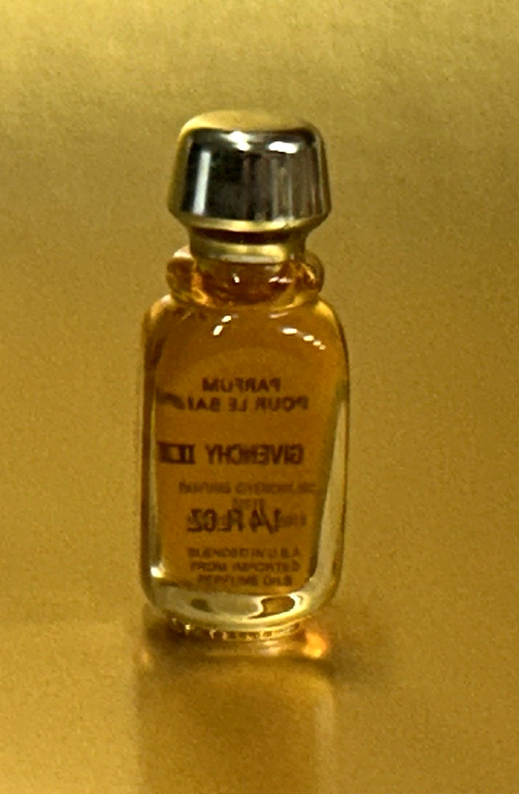 Vintage Givenchy III Parfum Pour Le Bain 1/4 Fl. Oz New In Box