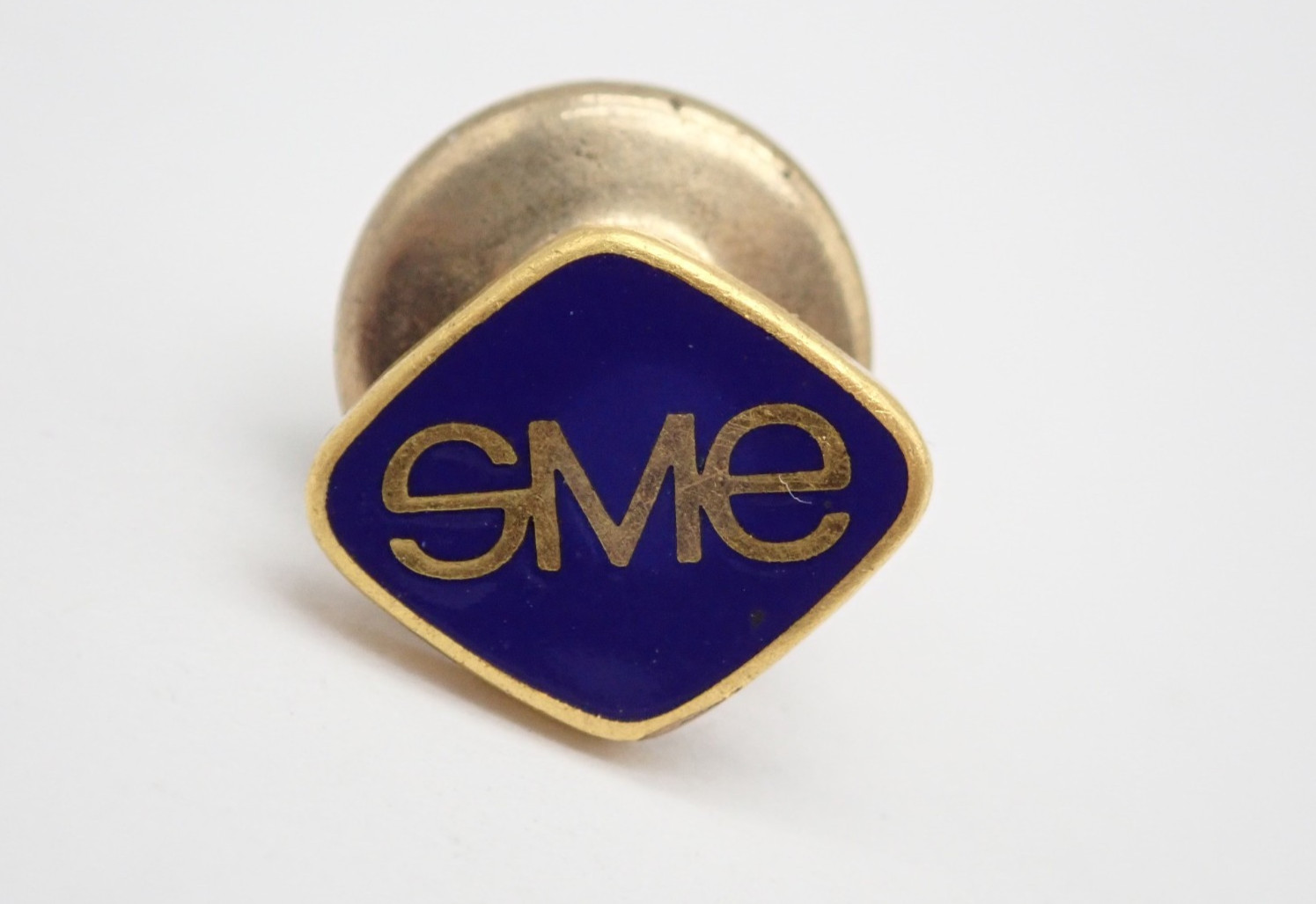 SME Gold Tone Vintage Lapel Pin