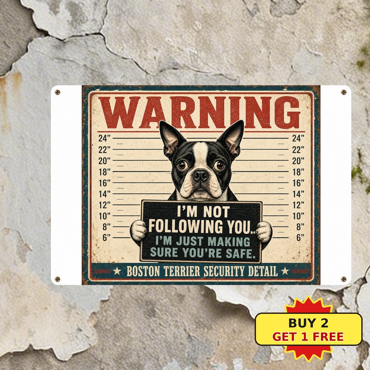 funny_boston_terrier_dog_mugshot_signs_dcor_lover