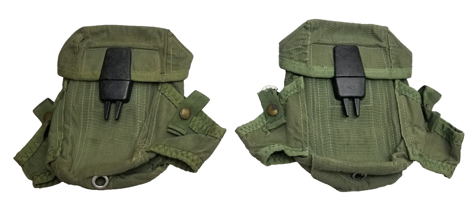2 - US Military Alice Magazine Pouch LC1 Small Arms Ammo Case 30 LCI Mag Green