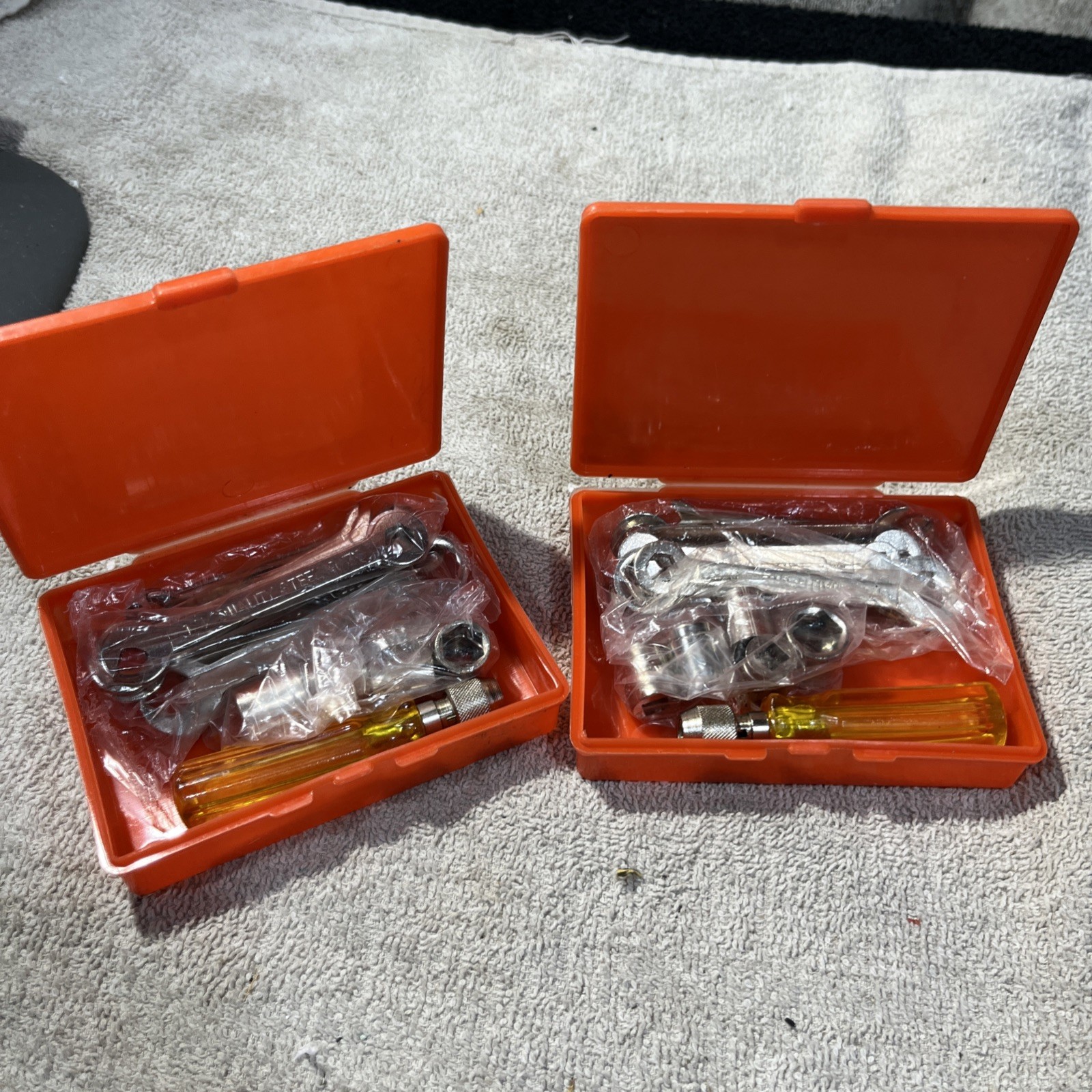 Lot of two vintage Japanese mini ignition tool sets. New old stock, sealed insid Lot of two vintage Japanese mini ignition tool sets. New old stock, sealed insid