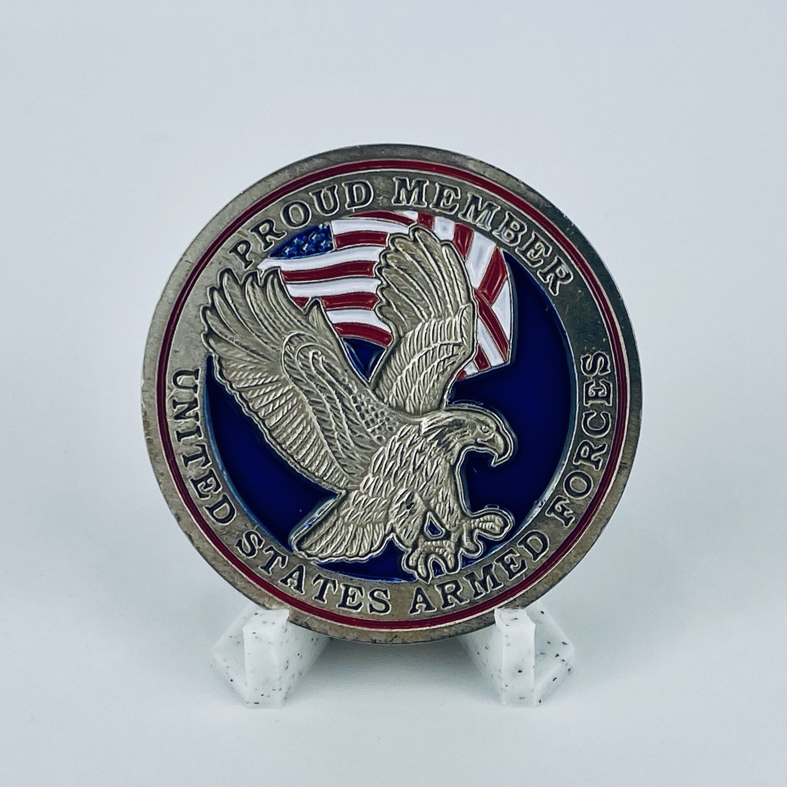 US Armed Forces Proud Member Challenge Coin All Five Branches Military