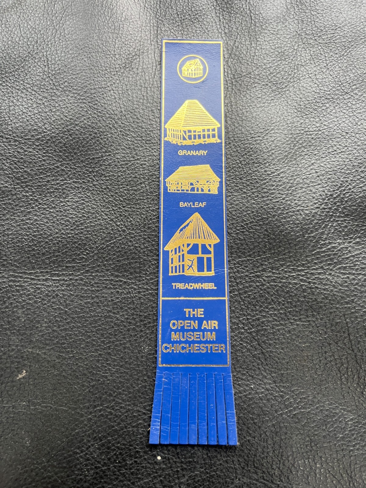Vintage Leather Bookmark The Open Air Museum Chichester