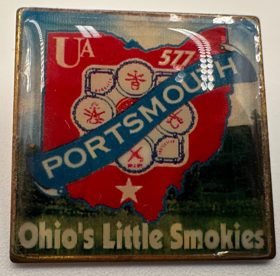 Vtg UA Local 577 Pin Portsmouth Ohio State Plumbers Pipefitters HVAC Smokies Vtg UA Local 577 Pin Portsmouth Ohio State Plumbers Pipefitters HVAC Smokies
