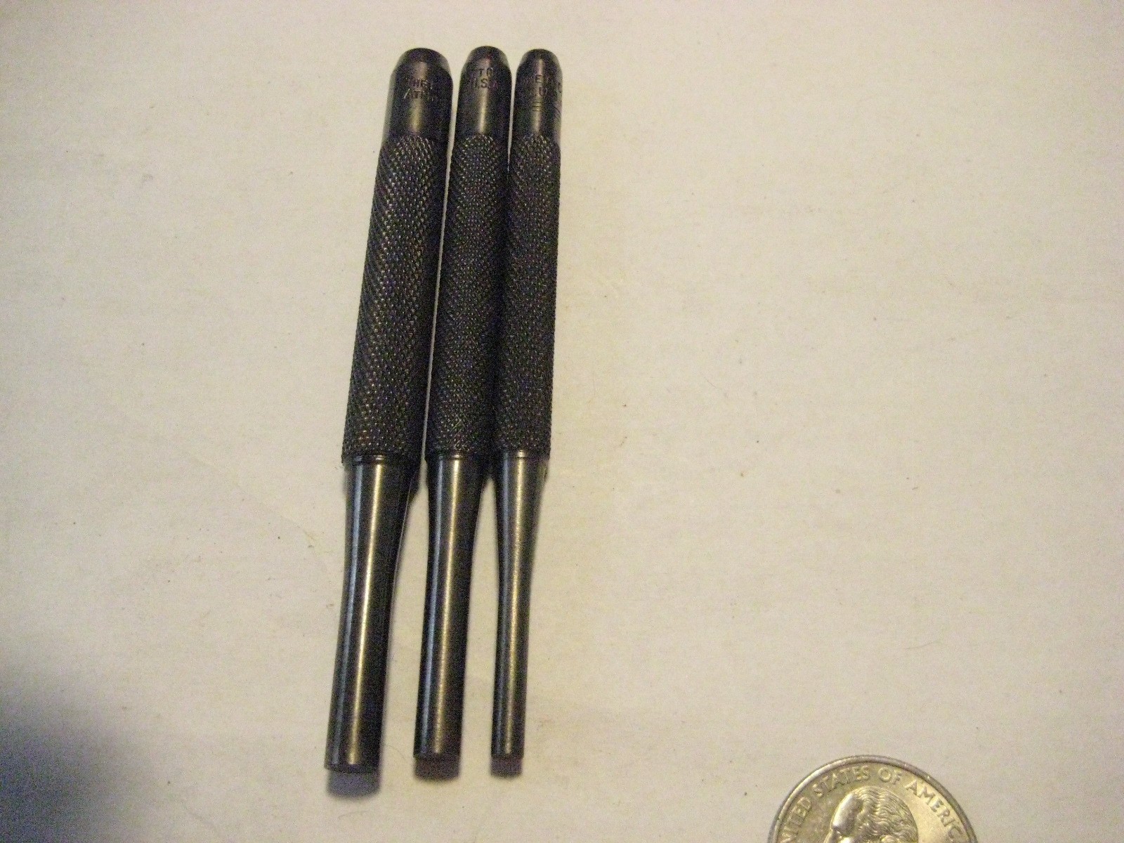 LOT OF 6 VINTAGE L.S. STARRETT CO. DRIFT PUNCHES 5/32\