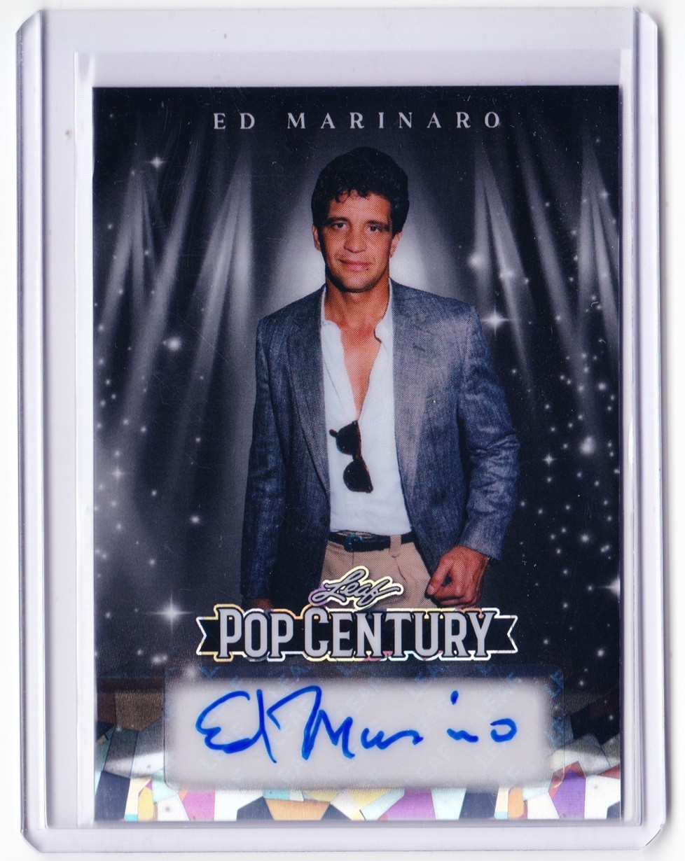 Ed Marinaro 2026 Leaf Metal Pop Century Auto Card # 1/1  Hill Street Blues