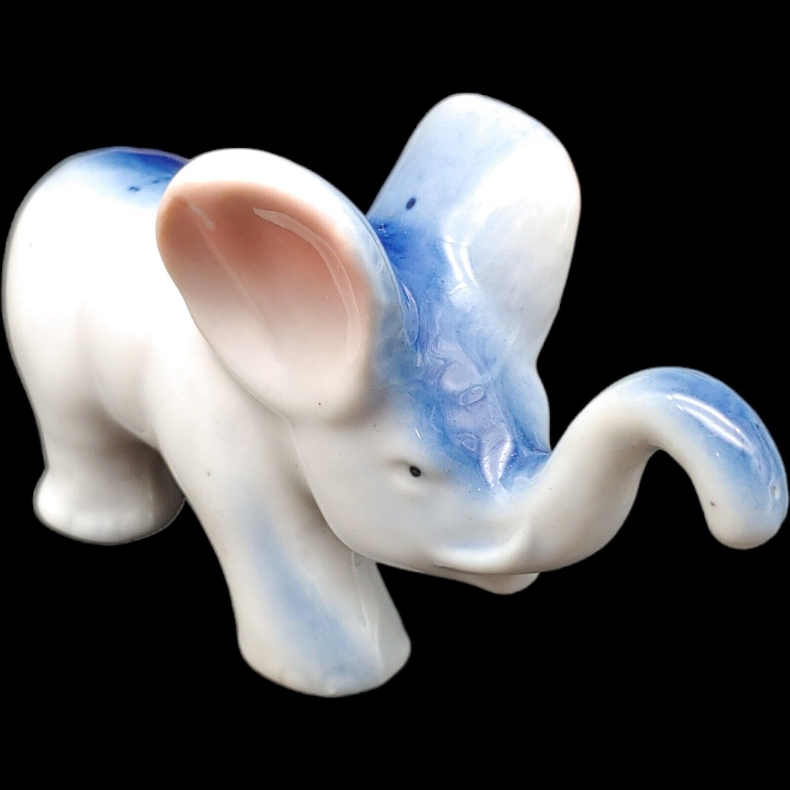 Porcelain Baby Elephant Figurine - 4\