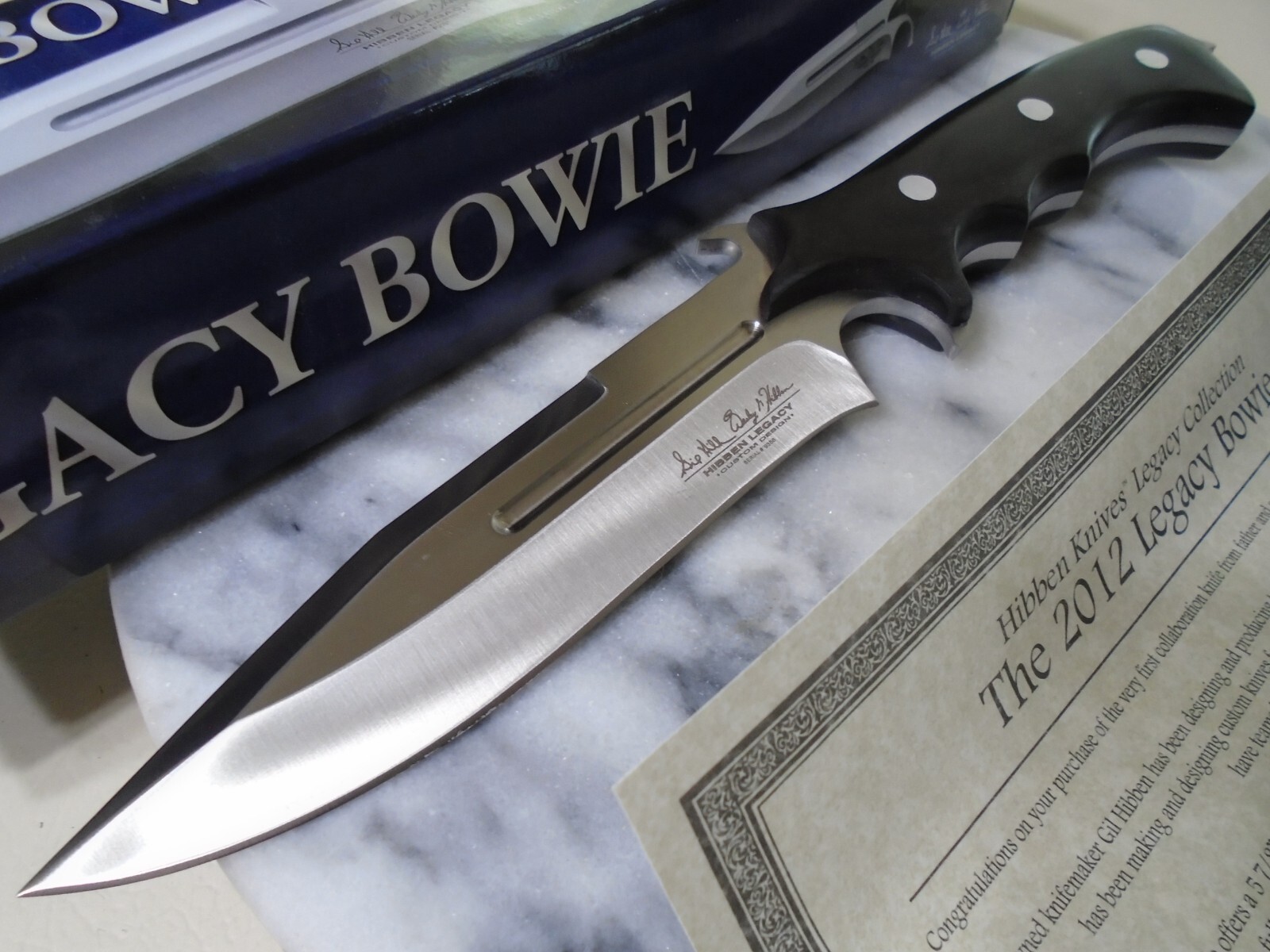 Gil Hibben Legacy Bowie Combat Hunter Knife 5mm Full Tang 7Cr17 GH5027 12\
