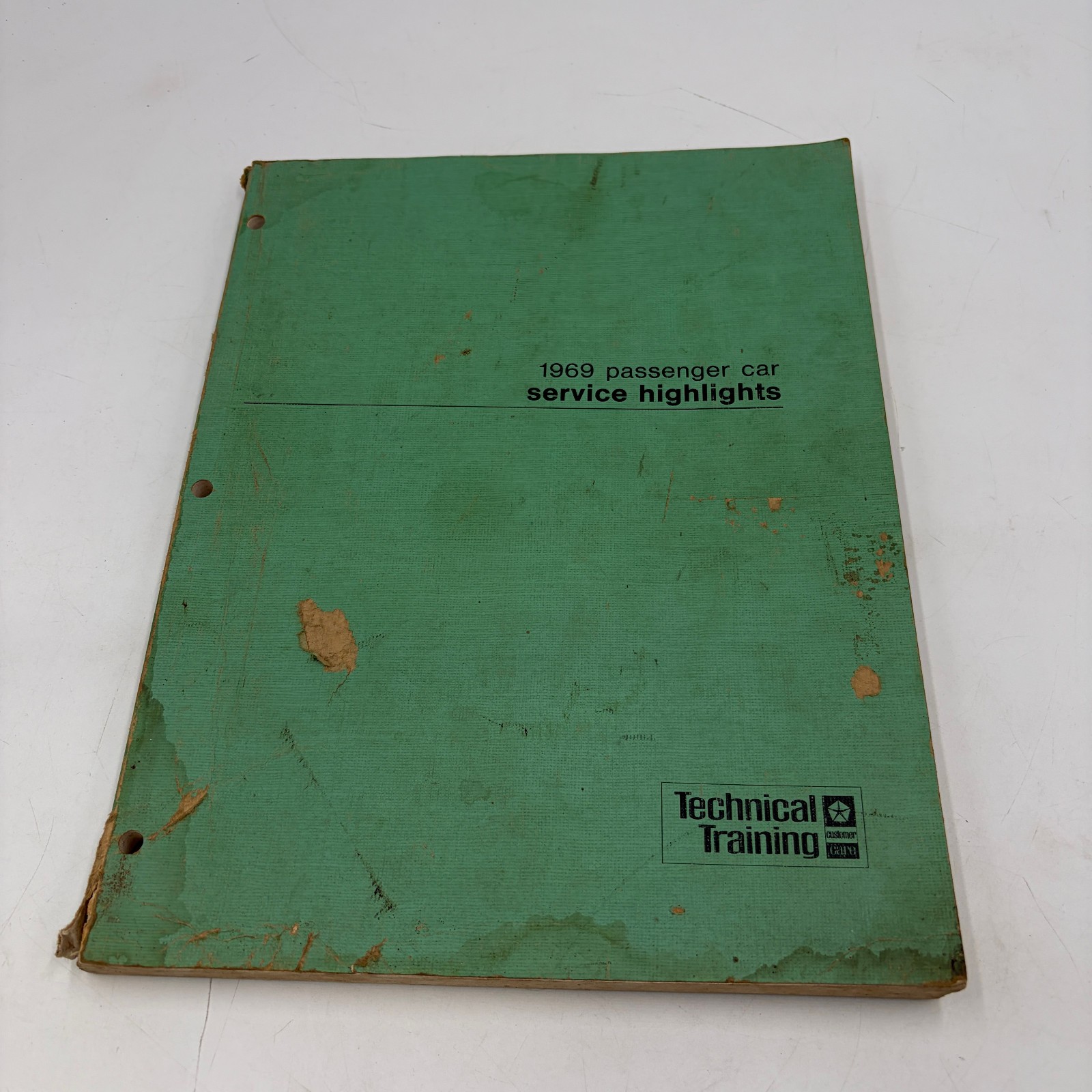Original 1969 Plymouth Dodge Chrysler Passenger Car Service Highlights Manual Ed