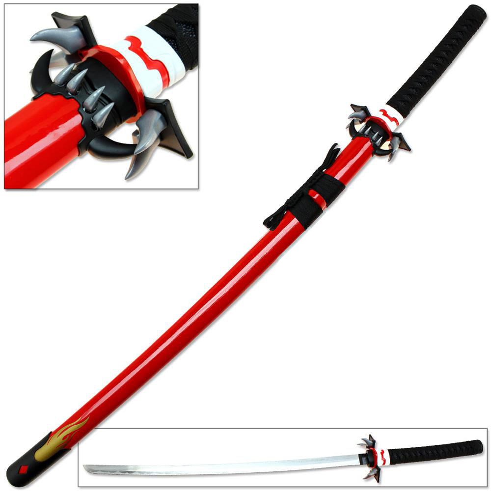 Blood-C Anime Saya Kisaragi Katana Replica Sacred Blood Red Sword Fang Blood+ C