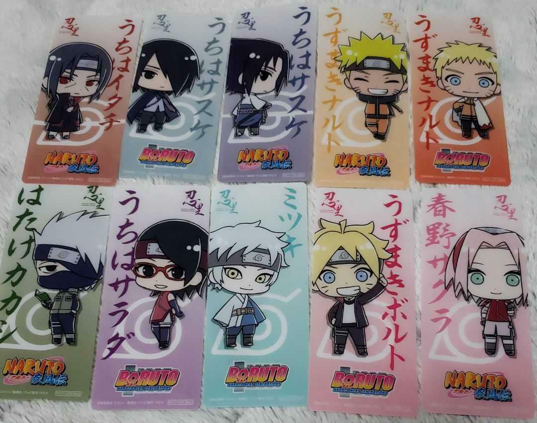 Naruto Bookmark Shiori 10 Complete Shinobi zato Anime Manga Comic Japan