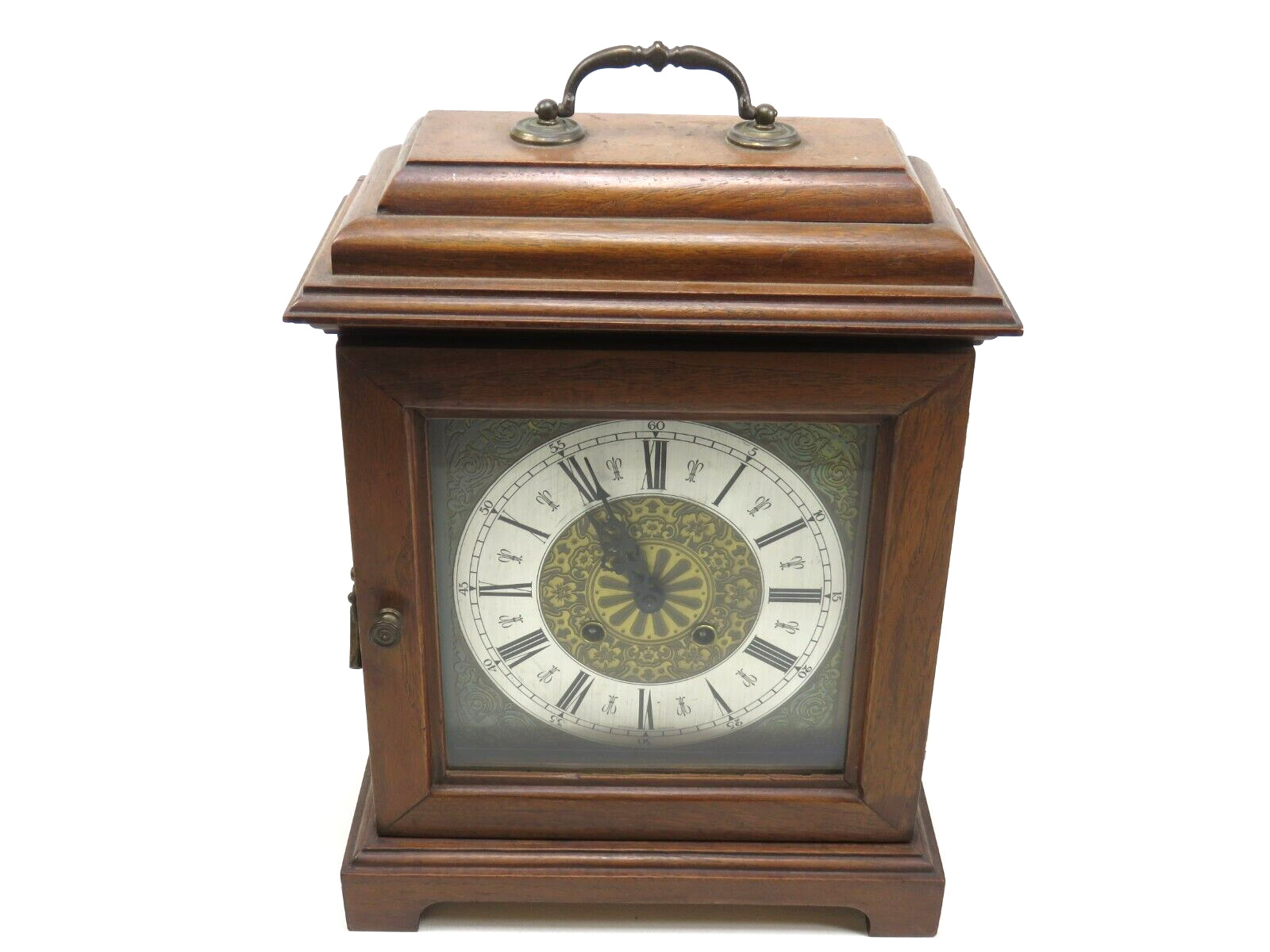 Vintage Urgus  Chime Mantle Clock West Germany w/ key AA2B2306