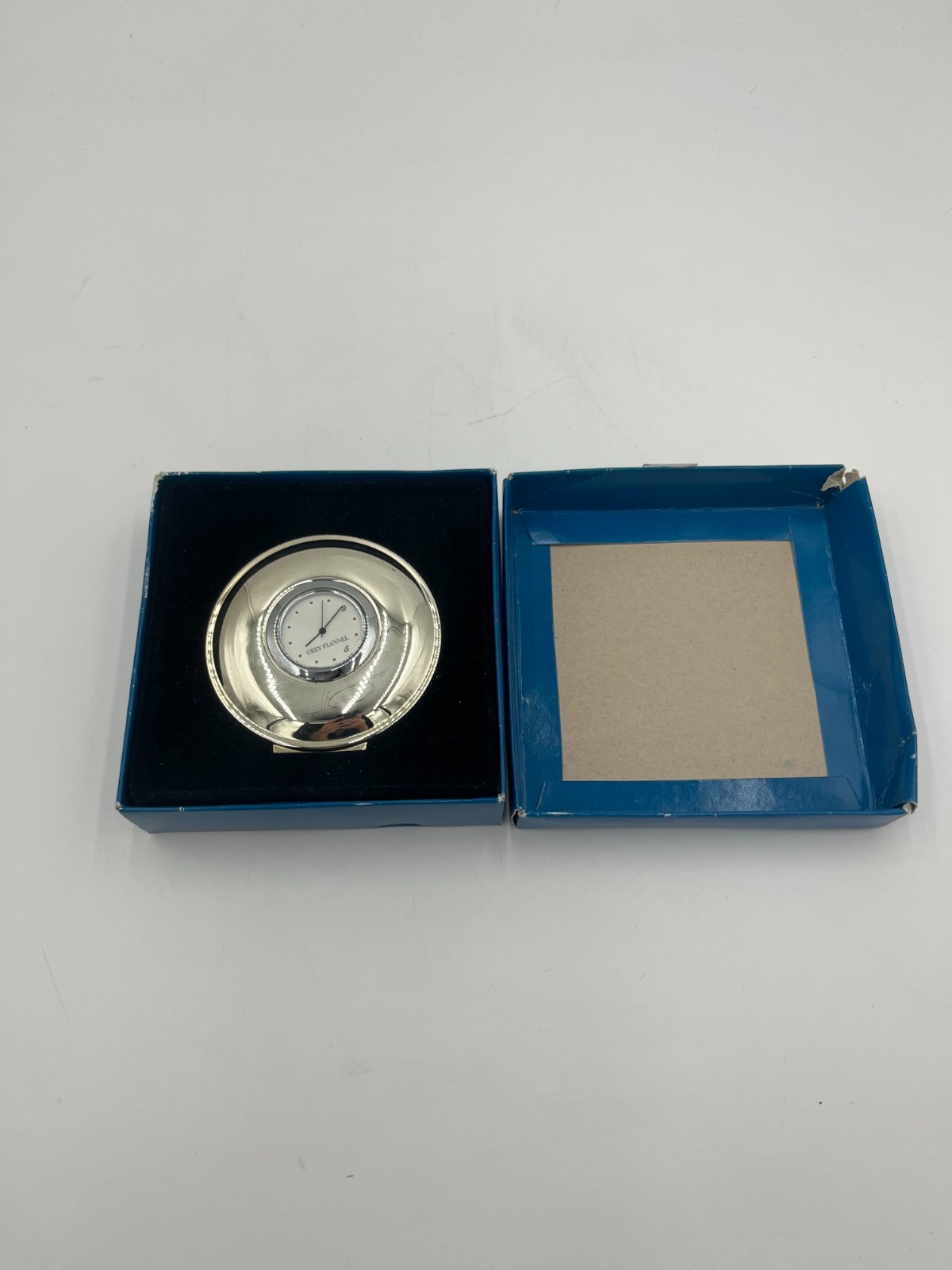 Grey Flannel 25th Anniversary Sterling Silver Plated Time Piece