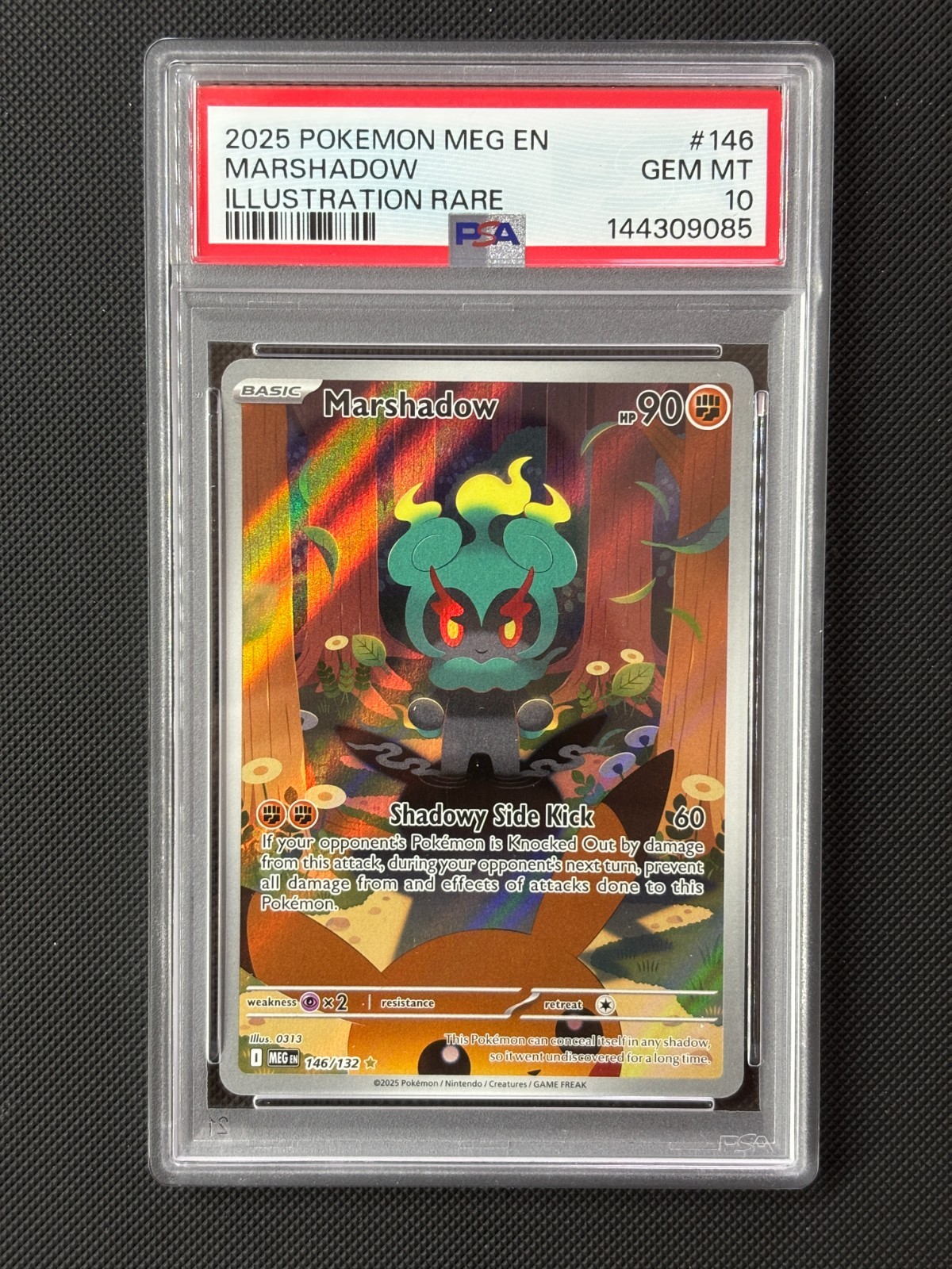 PSA 10 Marshadow 146/132 Pokemon Mega Evolution Illustration Rare GEM MINT