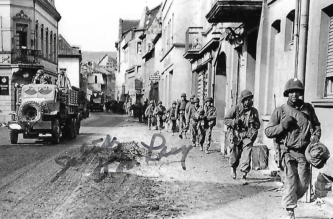 Tom Lacey autographed 4x6 photo Army Battle of The Bulge WW II Rare COA LOOK
