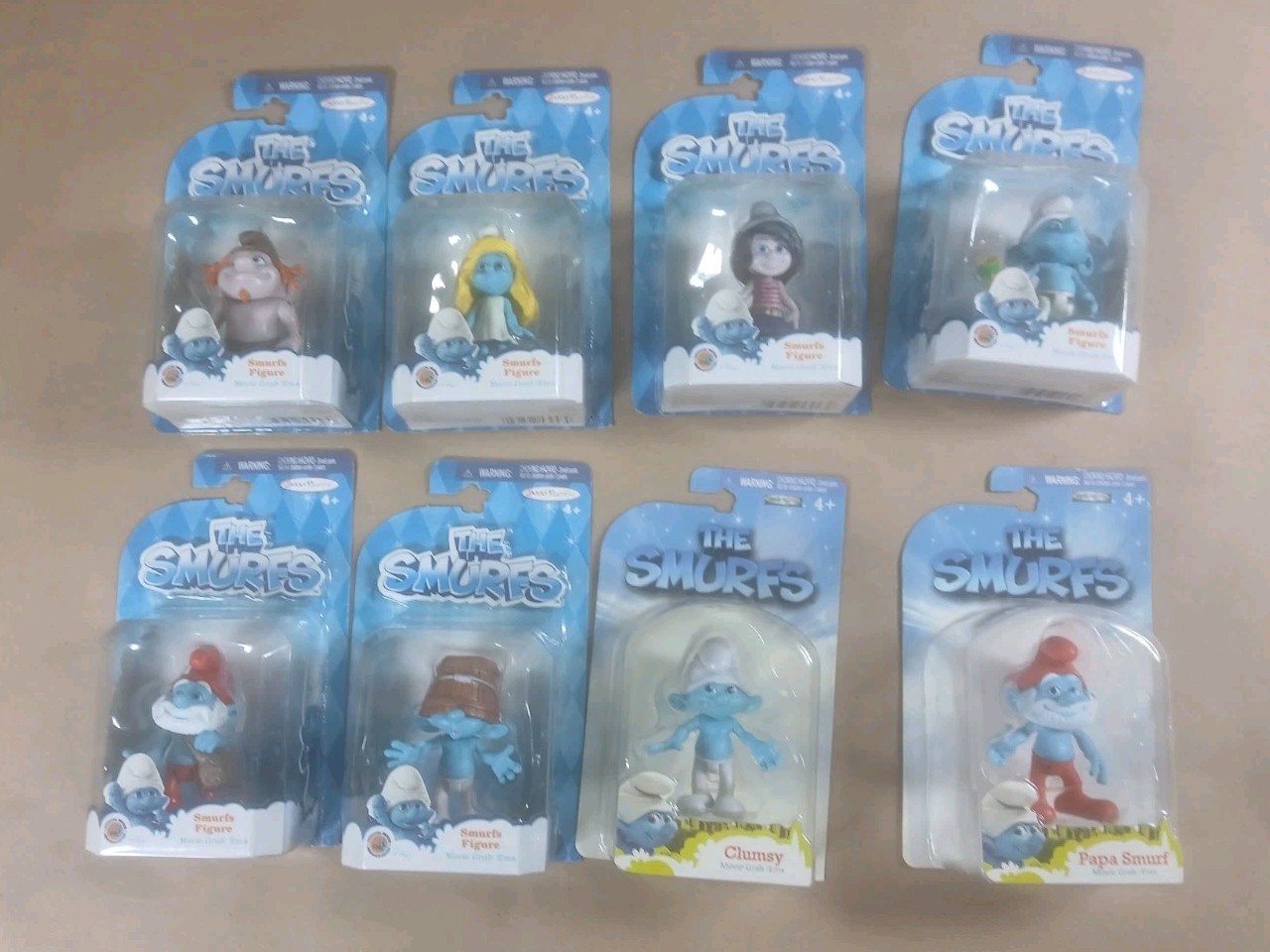 The Smurfs Movie Grab Ems Lot Action Figures Jakks Pacific Figurines