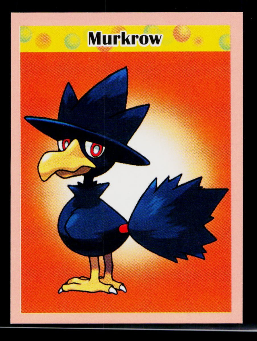 2023 POKEMON LATEST EVOLUTION Sticker #097 MURKROW Johto PERU Edition 2023 POKEMON LATEST EVOLUTION Sticker #097 MURKROW Johto PERU Edition