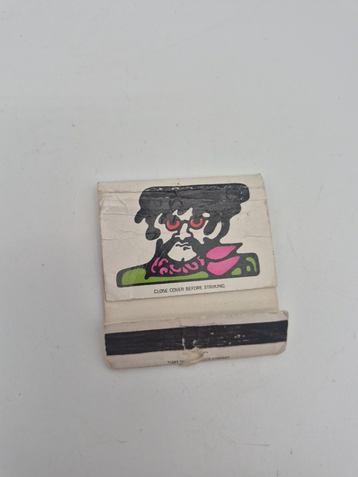 Vintage 1963 Peter Max-inspired Ohio Match Co Designer Series Pop Art Matchbook Vintage 1963 Peter Max-inspired Ohio Match Co Designer Series Pop Art Matchbook