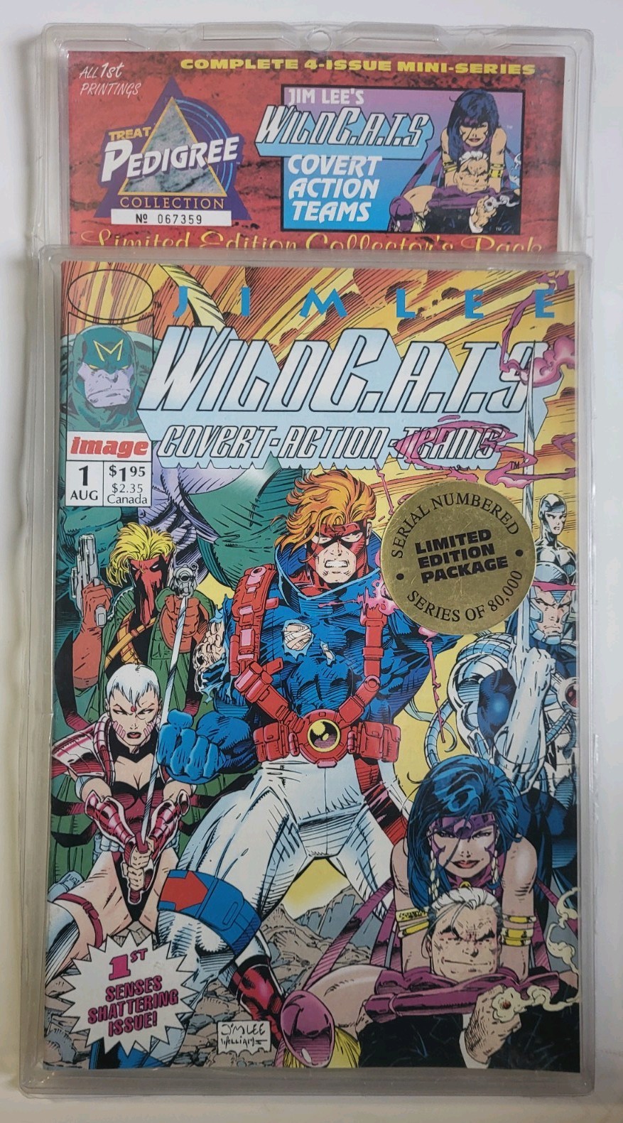 WildC.A.T.S Limited Edition Serial Numbered 1-4 NEW SEALED  Jim Lee IMAGE