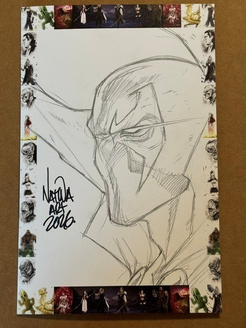 Megacon Exclusive Artist Showcase Sketch Cover SPAWN SKETCH by NATWA wCOA