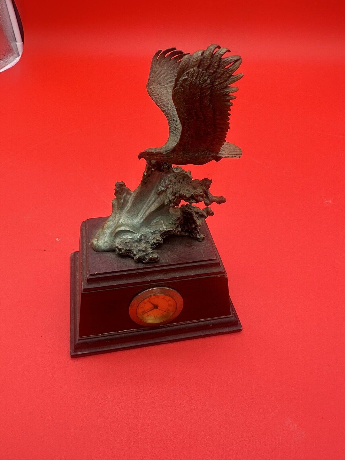 Eagle Clock by The Franklin Mint *Tested*
