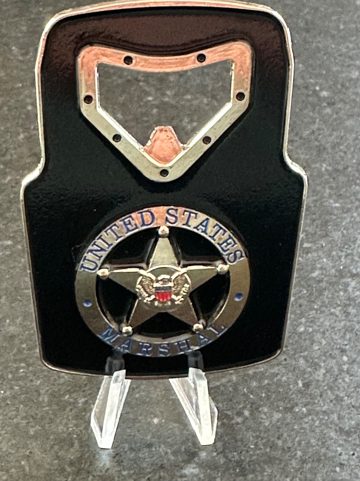 USMS US Marshal tactical shield fugitive task force coin police Challenge Coin