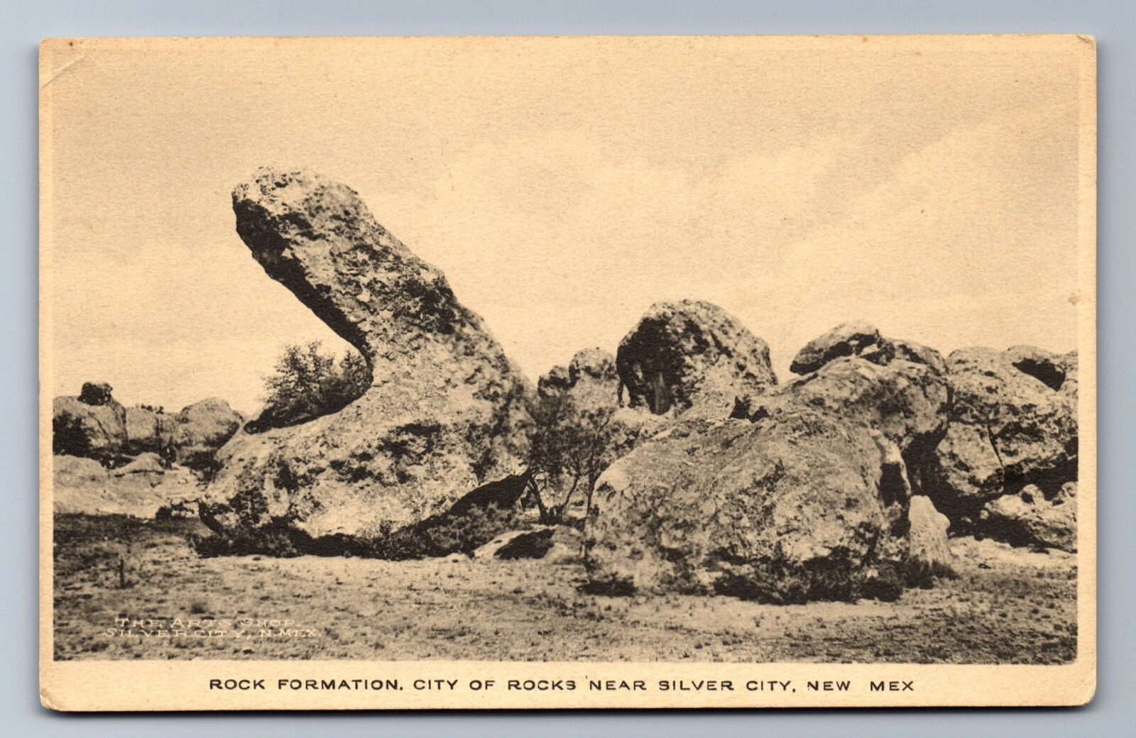 C.1910 CITY OF ROCK, SILVER CITY, NM, ART SHOP, ROCK FORMATION Postcard P26 C.1910 CITY OF ROCK, SILVER CITY, NM, ART SHOP, ROCK FORMATION Postcard P26