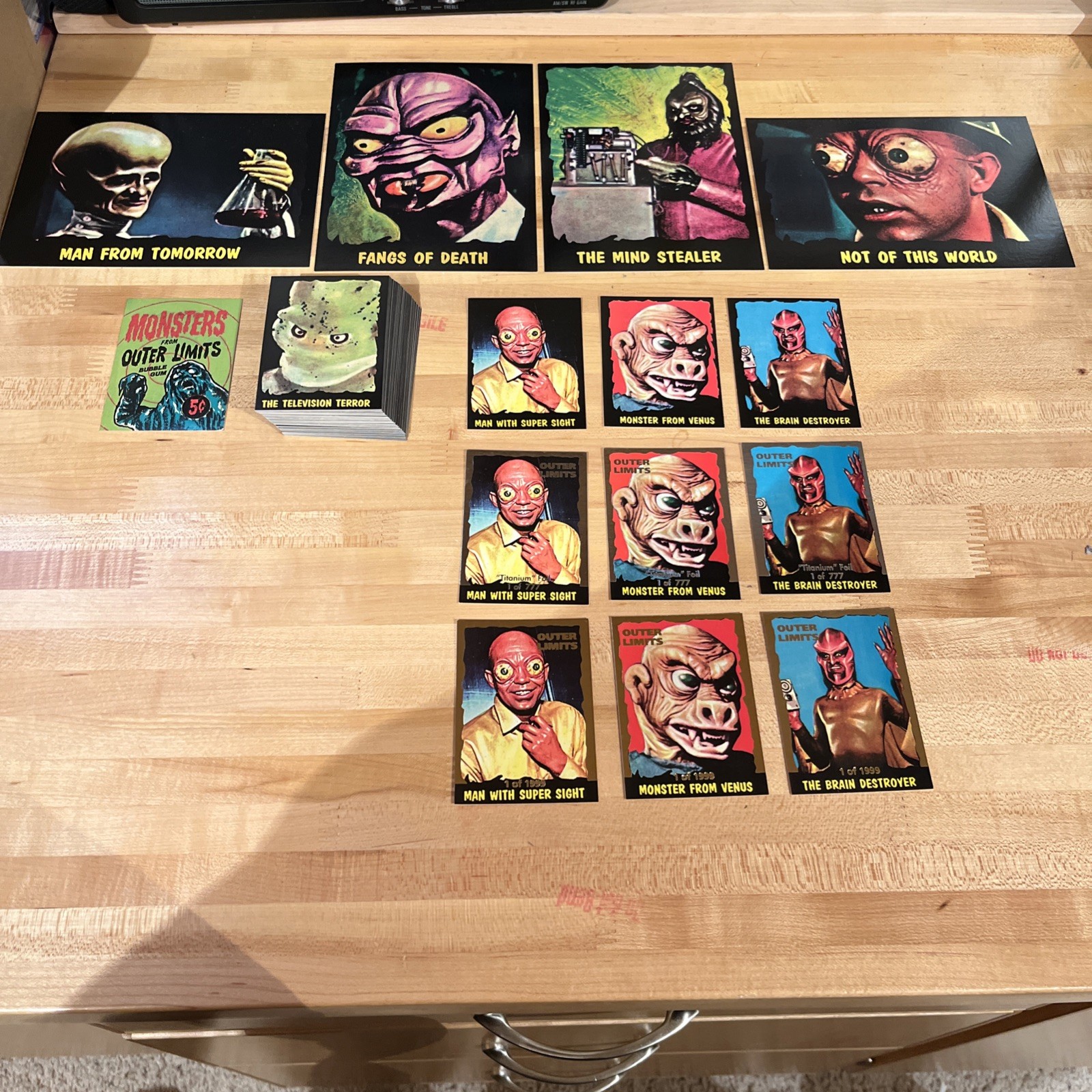 Monsters From Outer Limits LIMITED EDITION Reissue Set 100% Complete NM🔥64 Card