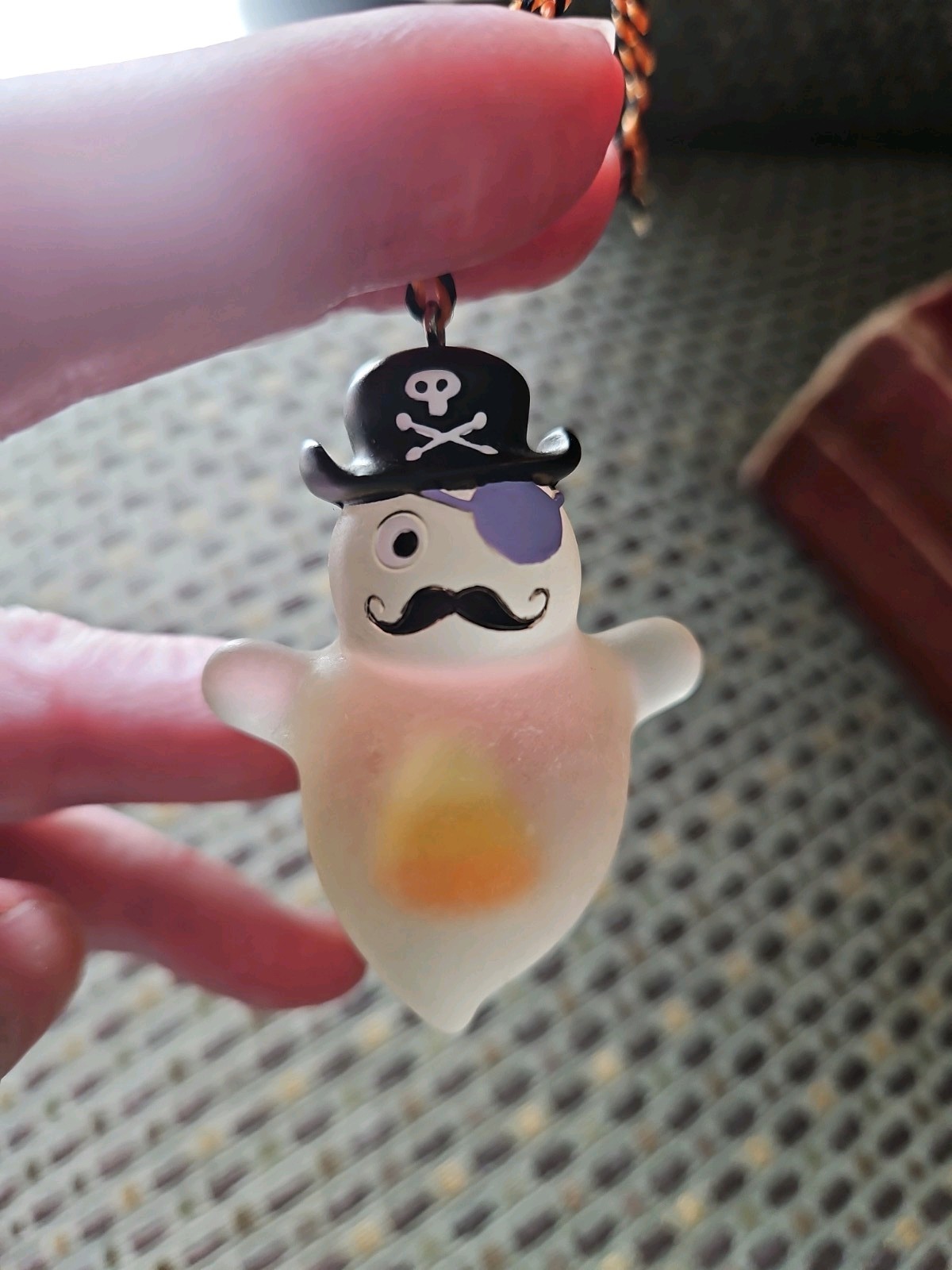 Rare 2009 Sweet and Silly Hallmark Halloween Ornament Pirate Ghost